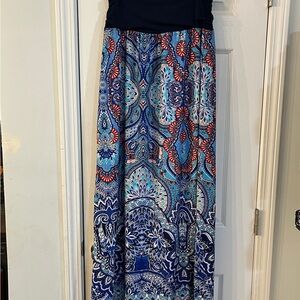 APT 9 Paisley Maxi Skirt